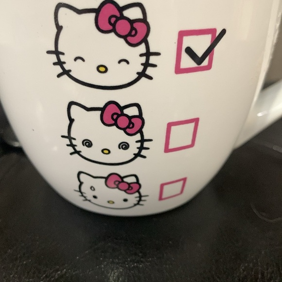 New Hello Kitty Today I Am Feeling Multi Face Ceramic Coffee Mug By Sanrio - Picture 8 of 11